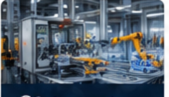 Système de production automatisé avec robots industriels